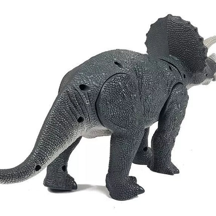 Didelis baterijomis maitinamas Triceratopso dinozauras