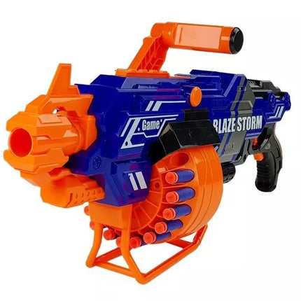 Didelis putplasčio kulkų šautuvas su 40 šovinių