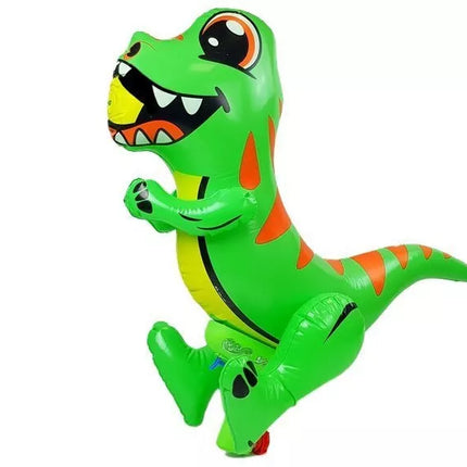 Žalias vandens šautuvas su pripučiamu dinozauru