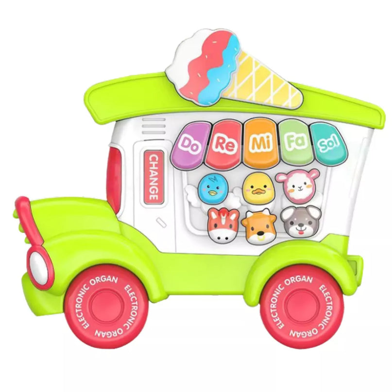 Ledų parduotuvės formos edukacinis elektrinis fortepijonas vaikams