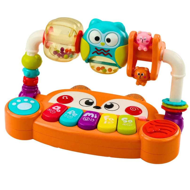 Oranžinis edukacinis pianinas