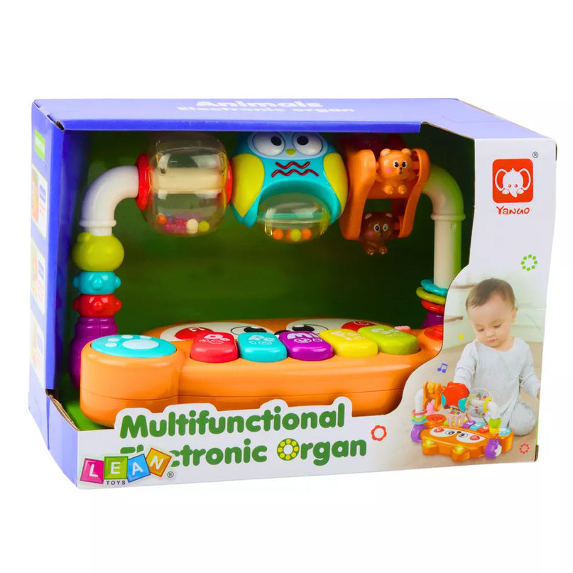 Oranžinis edukacinis pianinas