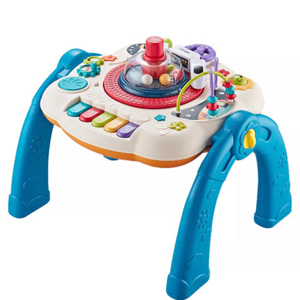 Mėlynas edukacinis stalas