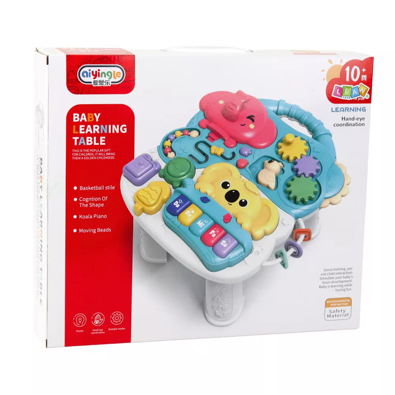 Rožinis interaktyvus stalas