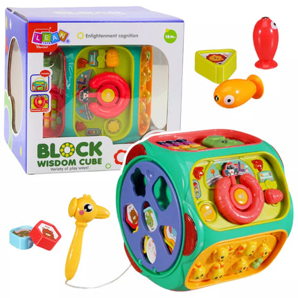 Interaktyvus edukacinis daugiafunkcis kubas 8in1