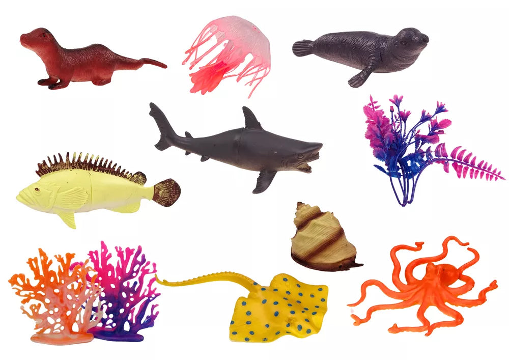 Kiaušinis su jūrų gyvūnų figūrėlėmis