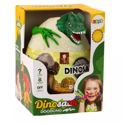 Kiaušinis su dinozaurais tapybos rinkinys