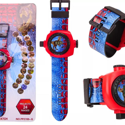 Elektroninis laikrodis su dinozaurų projektoriumi