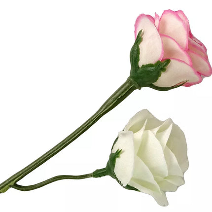 Ilgaplaukė lėlė Emily su katinu ir rožėmis