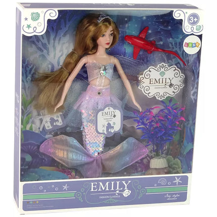 Emilija undinėlė su aksesuarais