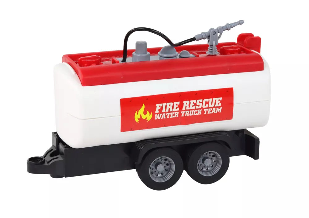 Gaisrinės automobilis su priekaba