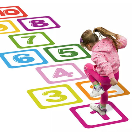 Grindų lipdukai su skaičiais nuo 1 iki 10