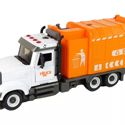 Oranžinė šiukšliavežė