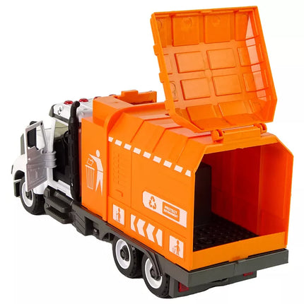 Oranžinė šiukšliavežė