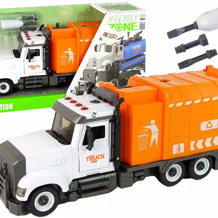 Oranžinė šiukšliavežė