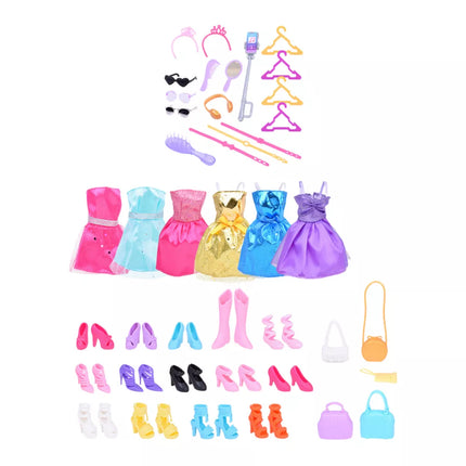 Didelis Anlily lėlių rūbų rinkinys