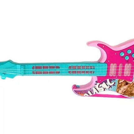 Gitara su mikrofonu, šviesos ir garso efektais