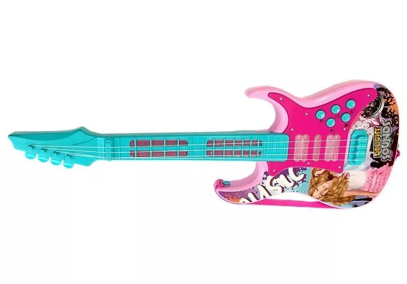 Gitara su mikrofonu, šviesos ir garso efektais