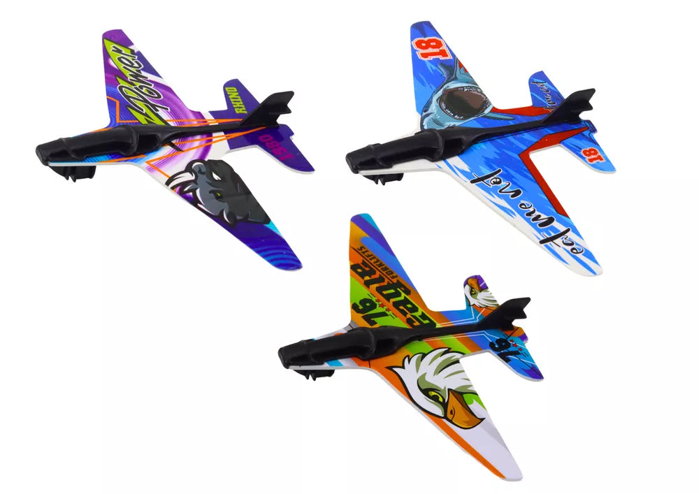 Oranžinis lėktuvų šautuvas su lėktuvais