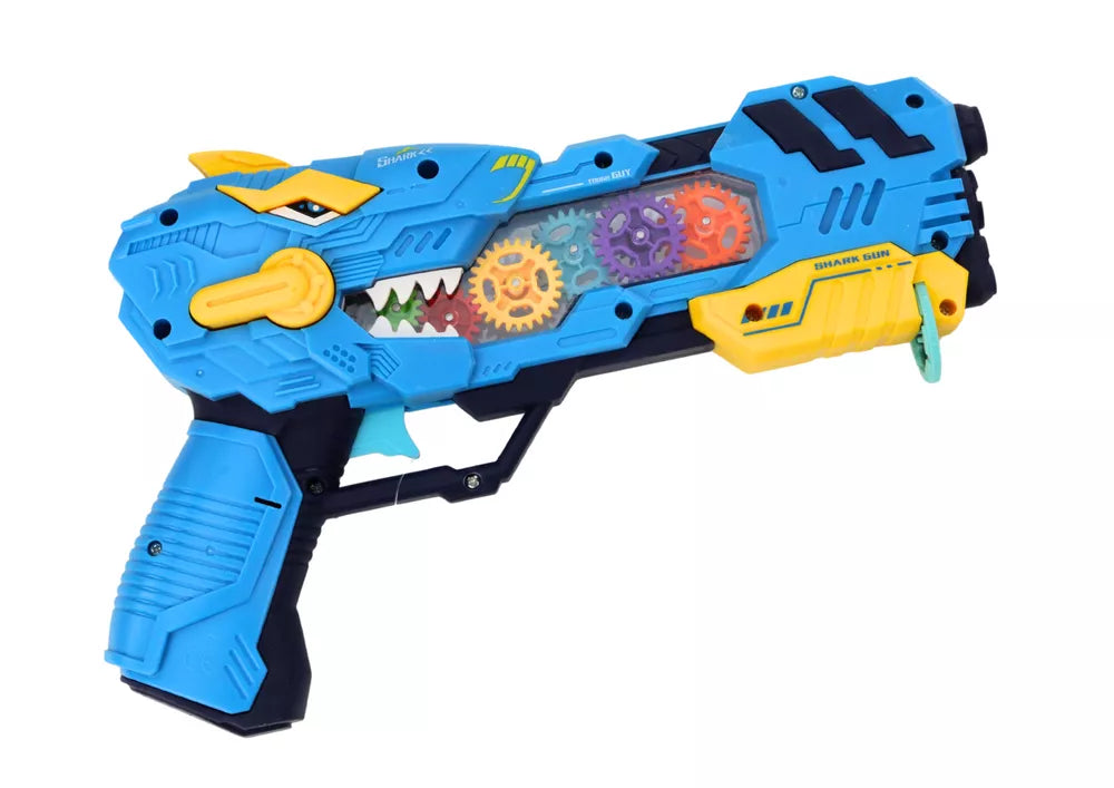 Dinozaurų projektorius-šautuvas su šviesos ir garso efektu