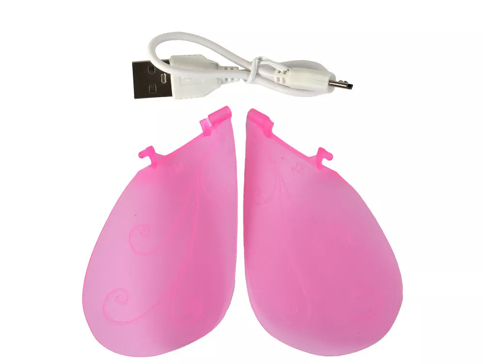 Rožinės spalvos rankiniu būdu valdoma skraidanti pasakų lėlė