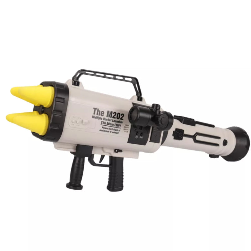 Didelis M202 raketų paleidėjas su minkštomis raketomis