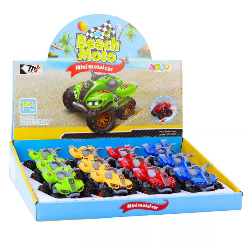 Keturatis motociklas su guminėmis padangomis