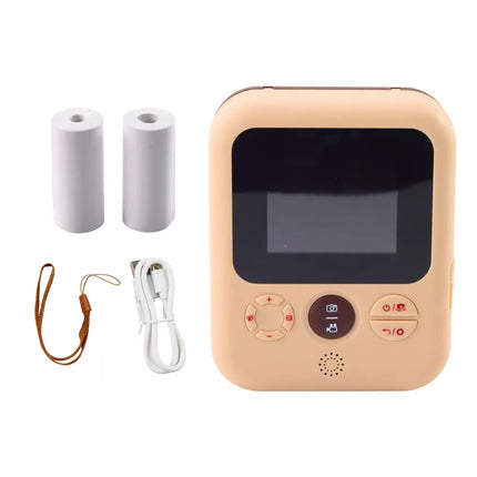 Vaikiška skaitmeninė kamera su momentiniu spausdintuvu