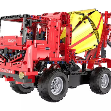 Nuotolinio valdymo betono maišytuvas iš konstrukcinių blokelių