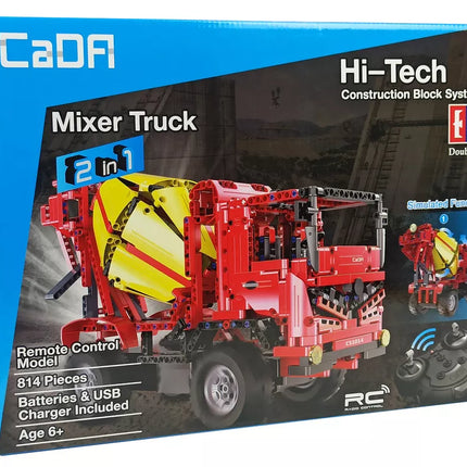 Nuotolinio valdymo betono maišytuvas iš konstrukcinių blokelių