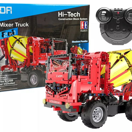 Nuotolinio valdymo betono maišytuvas iš konstrukcinių blokelių