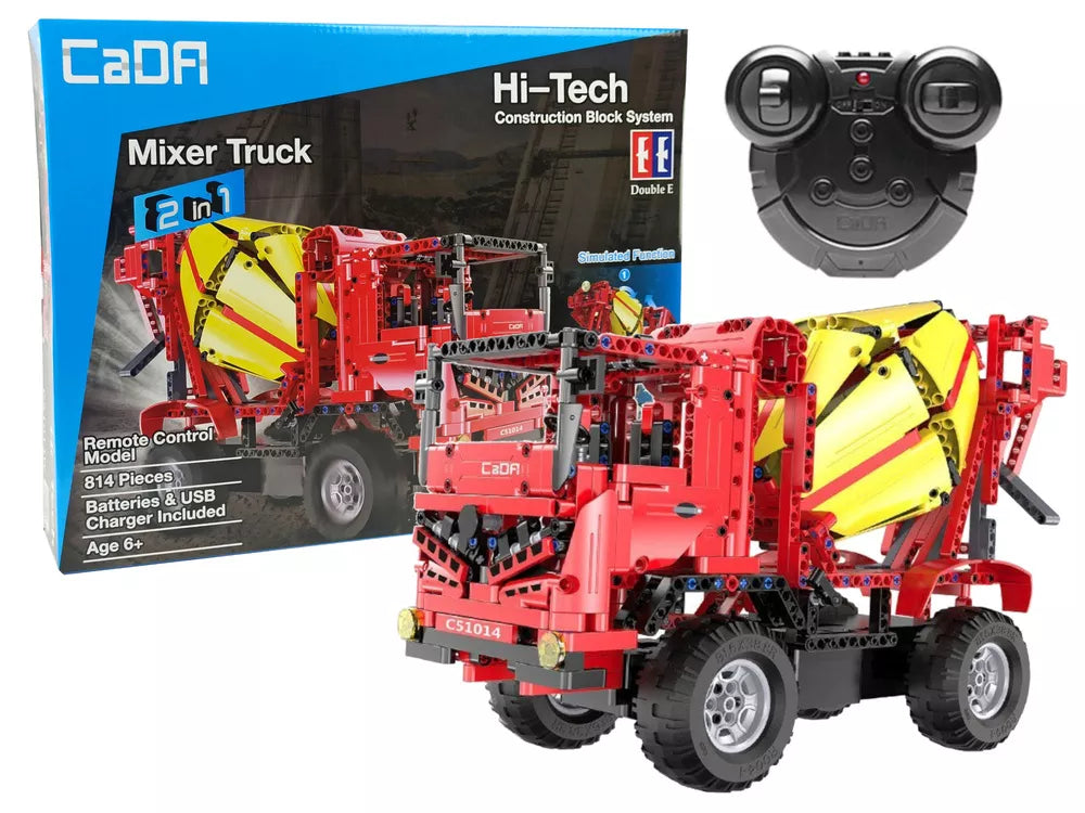 Nuotolinio valdymo betono maišytuvas iš konstrukcinių blokelių