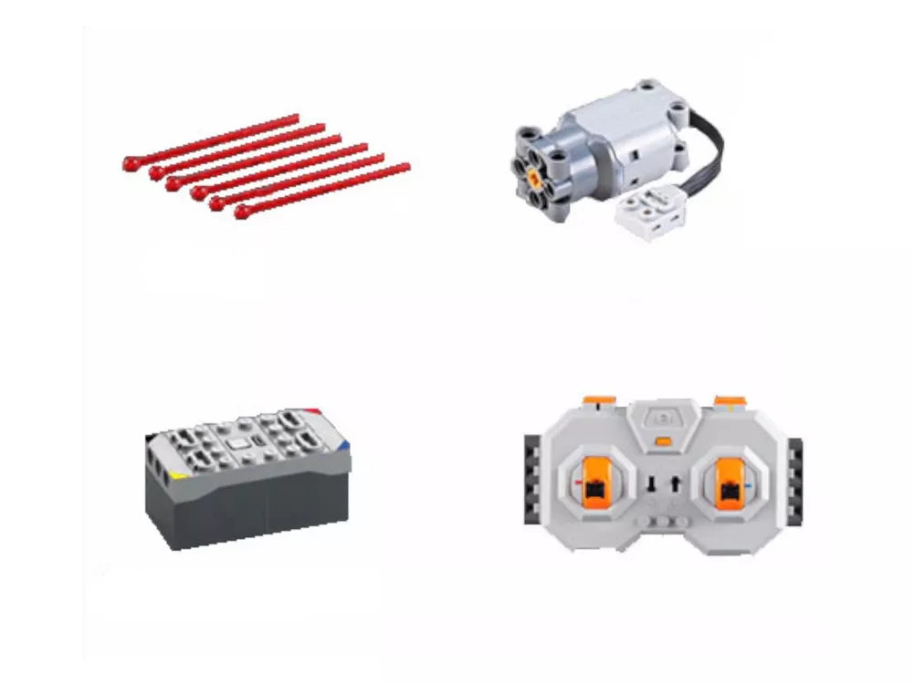 Konstrukcinių blokelių robotas-lėktuvas valdomas nuotoliniu būdu