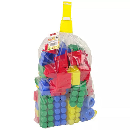 Spalvoti konstrukciniai blokeliai 65 vnt