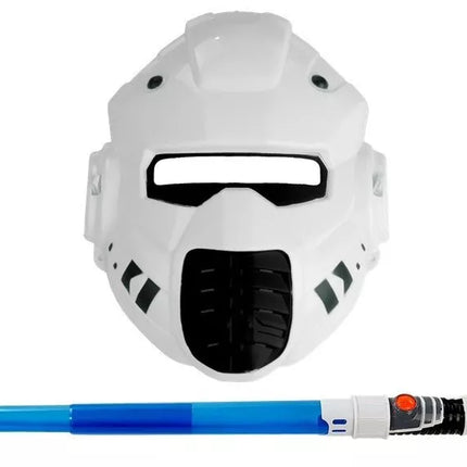 Kosminių ginklų rinkinys su kardu ir kauke