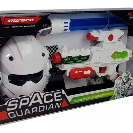 Kosminių ginklų rinkinys su kardu ir kauke