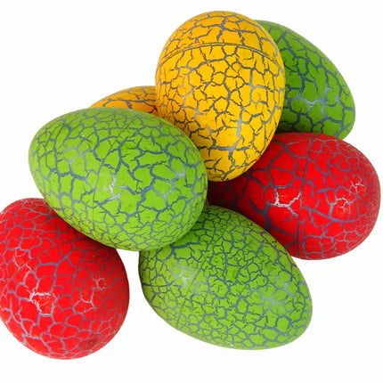 Dideli dinozaurų kiaušiniai ir dinozaurai 8 cm