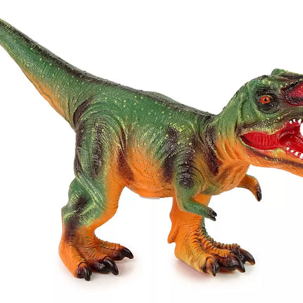 Didelė žalia dinozauro figūrėlė Tiranosaurus Reksas 60 cm ilgio