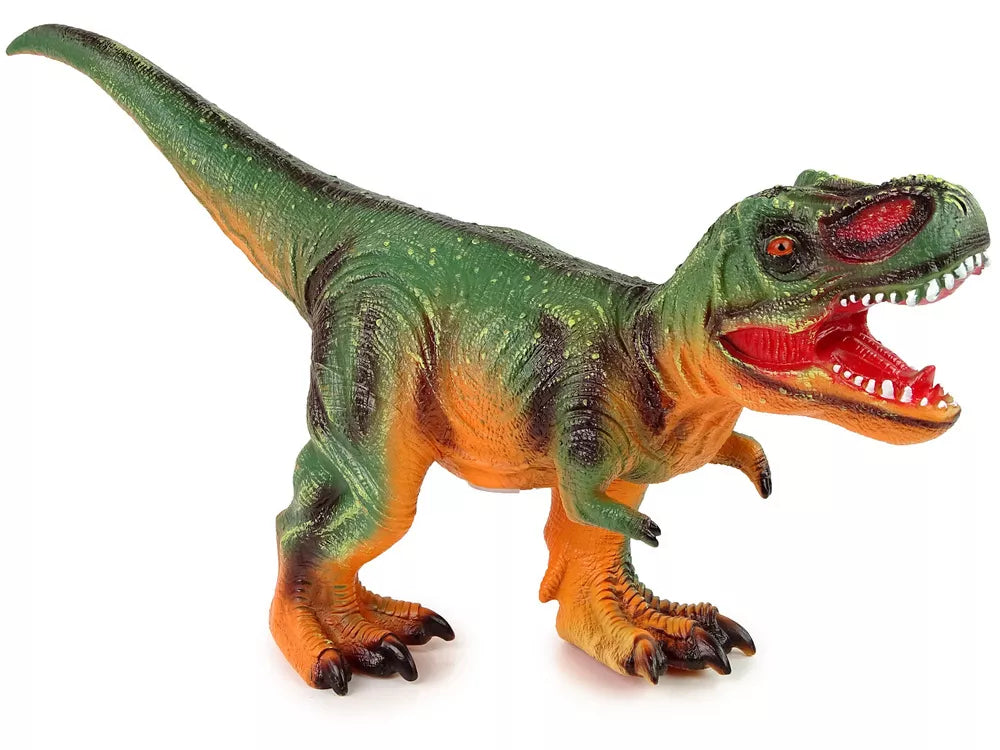 Didelė žalia dinozauro figūrėlė Tiranosaurus Reksas 60 cm ilgio