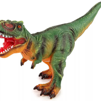 Didelė žalia dinozauro figūrėlė Tiranosaurus Reksas 60 cm ilgio