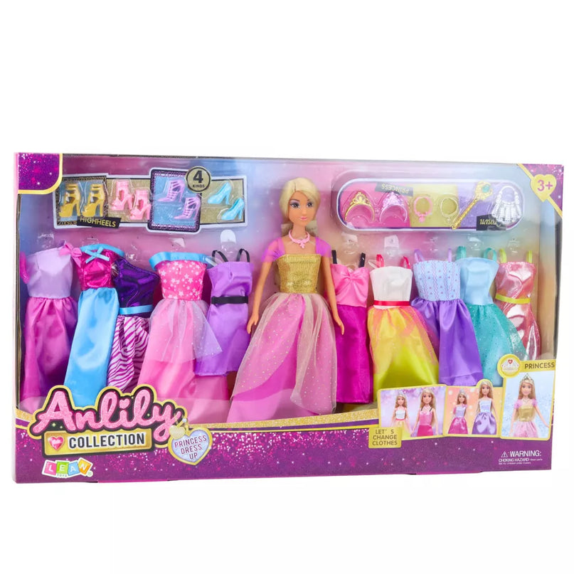 Didelis suknelių ir aksesuarų rinkinys 24 vnt.