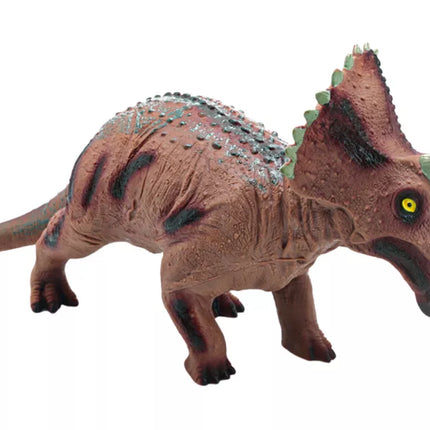 Didelė rudo Triceratops dinosauro figurėlė su garso efektu