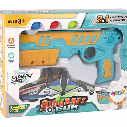 Didelis lėktuvo ir kamuoliukų paleidimo ginklas