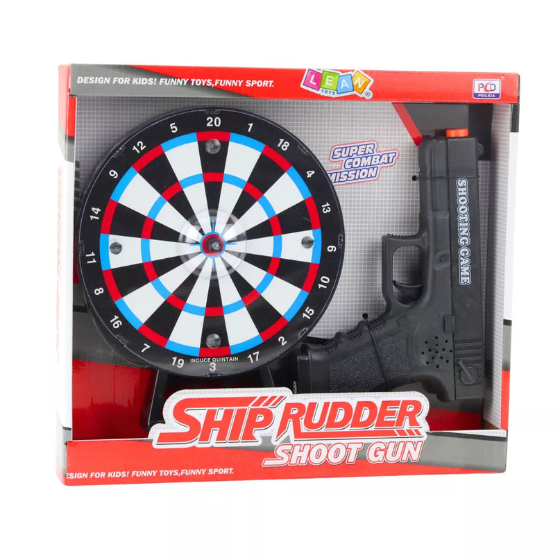 Lazerinio ginklo komplektas su taikiniu