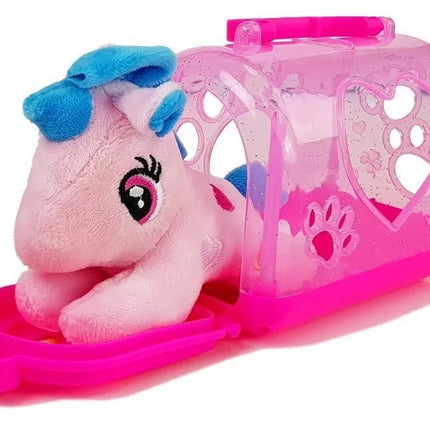 Mažasis vienaragis su transportavimo krepšys