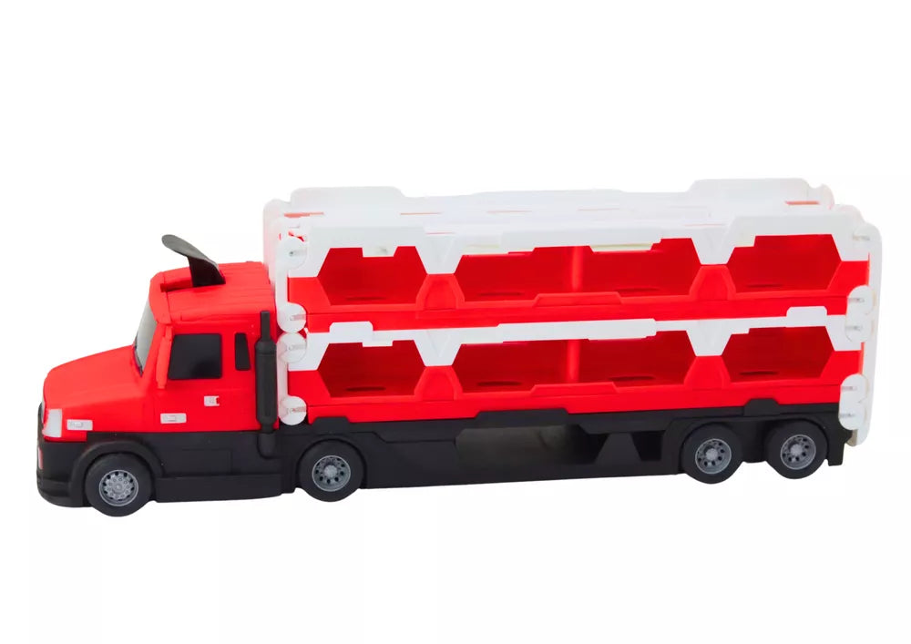 Raudono sunkvežimio rinkinys