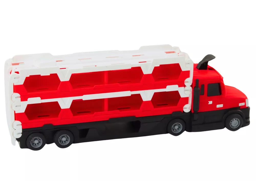 Raudono sunkvežimio rinkinys