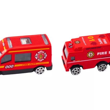 Raudono sunkvežimio rinkinys