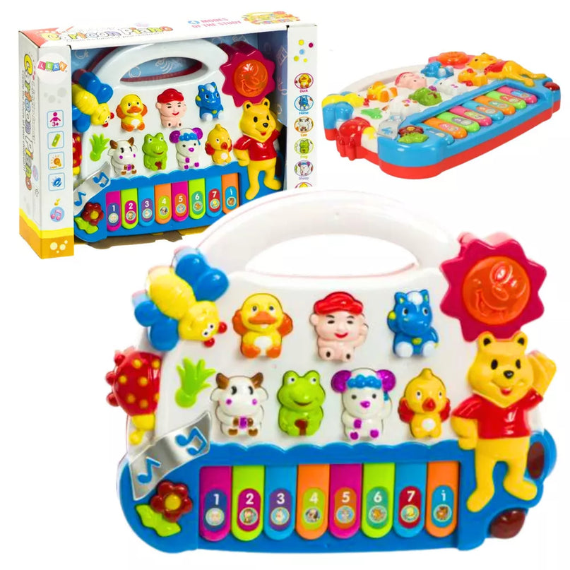 Kūdikio pianinas su gyvūnų garsais