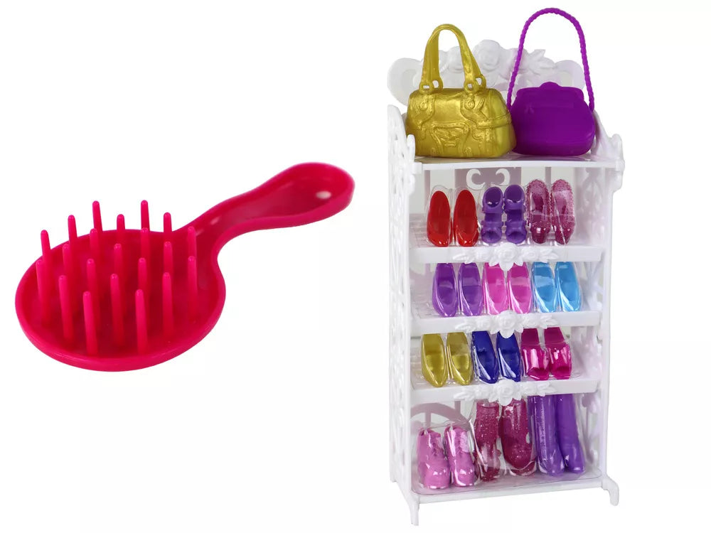 Lucy lėlė su blizgia suknele ir batelių komplektu